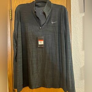 New! Men’s 3/4 zip up Nike Dri Fit light weight long sleeve